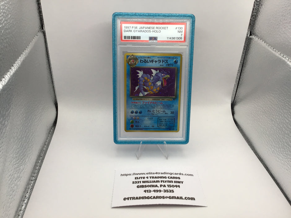 Dark Gyarados #130 Pokemon Japanese Rocket Gang (PSA 7)