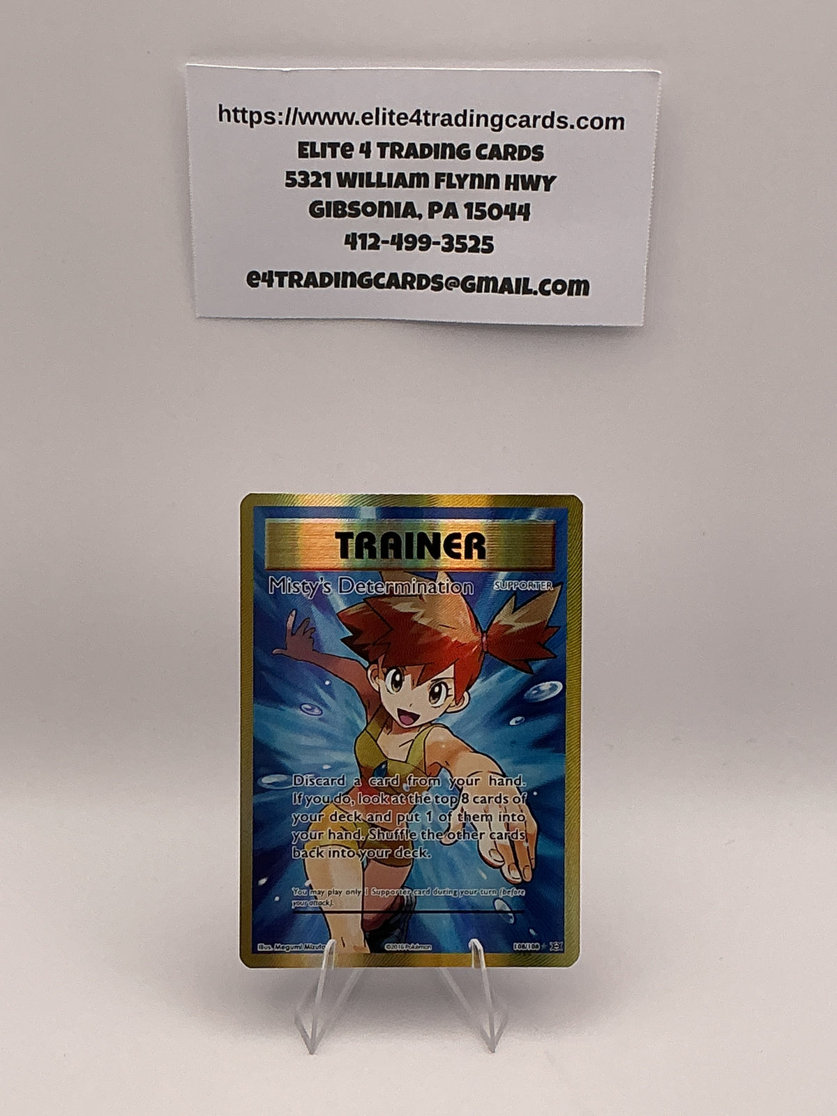 Misty's Determination (Full Art) - XY - Evolutions (EVO)