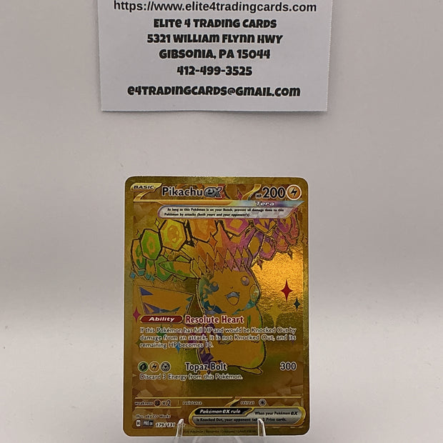 Pikachu ex - 179/131 - SV: Prismatic Evolutions (PRE) - NM