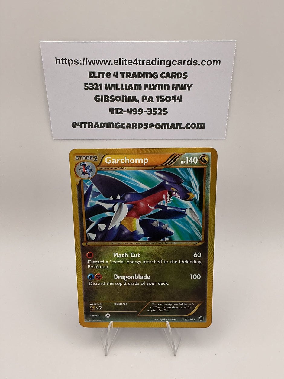 Garchomp (120 Secret Rare) - Plasma Freeze (PLF) MP/HP