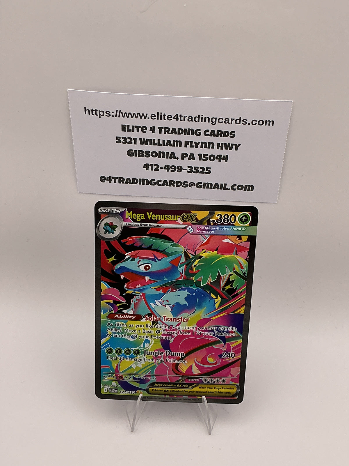 Mega Venusaur ex - 177/132 - ME01: Mega Evolution (MEG)
