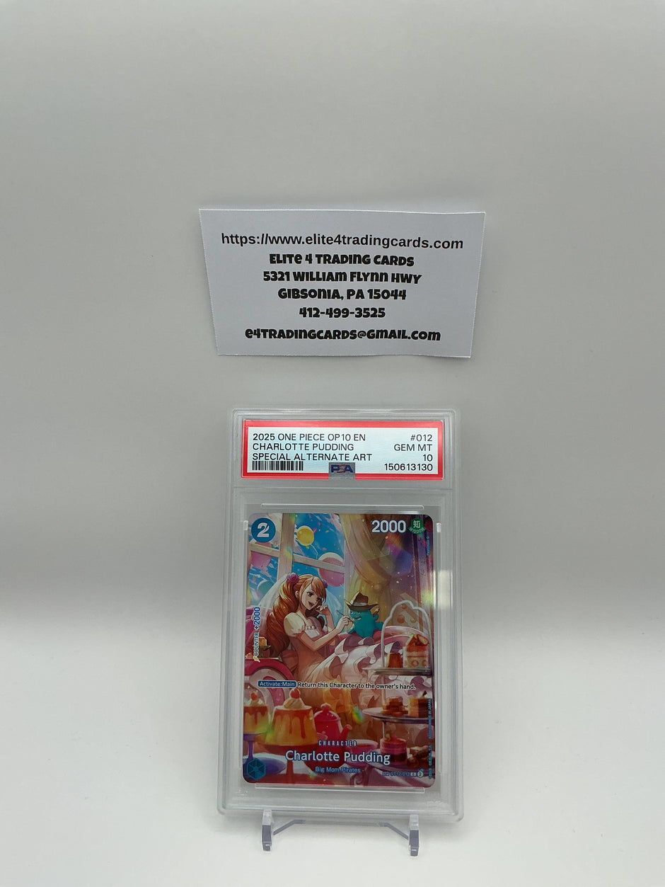 Charlotte Pudding [SP] ST12-012 One Piece Starter Deck 12 (PSA 10)