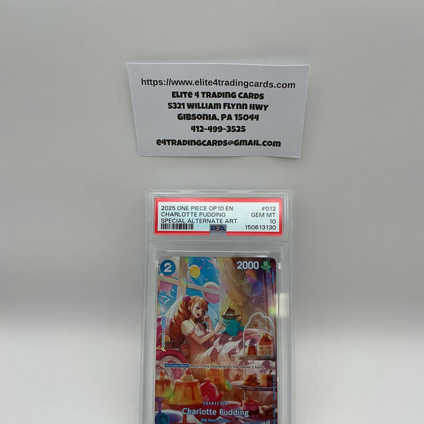 Charlotte Pudding [SP] ST12-012 One Piece Starter Deck 12 (PSA 10)