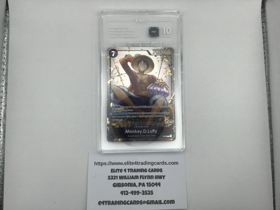 Monkey.D.Luffy [Tin Pack Set Vol. 2] P-075 One Piece Promo (TAG 10)