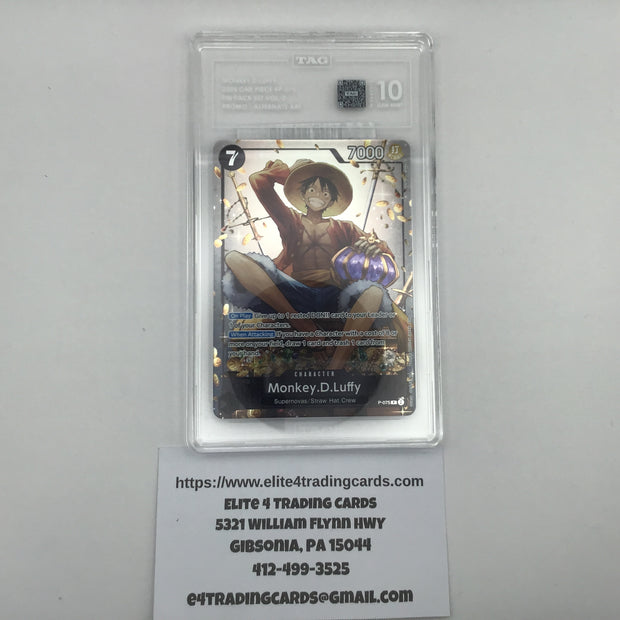 Monkey.D.Luffy [Tin Pack Set Vol. 2] P-075 One Piece Promo (TAG 10)