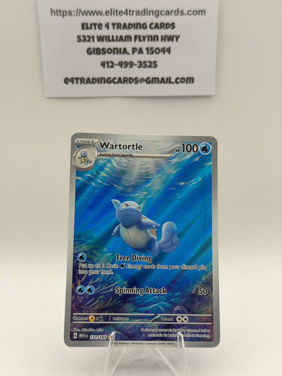 Wartortle - 171/165 - SV: Scarlet & Violet 151 (MEW) - LP