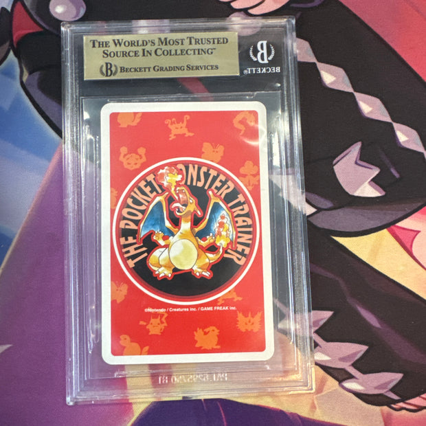 Blastoise #9 (4 of hearts) Beckett 9.5