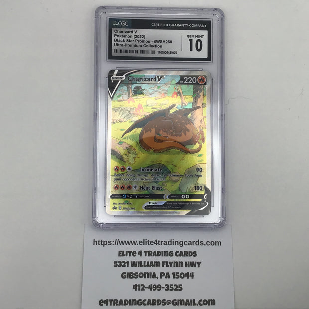 Charizard V #SWSH260 Pokemon Promo (CGC 10)