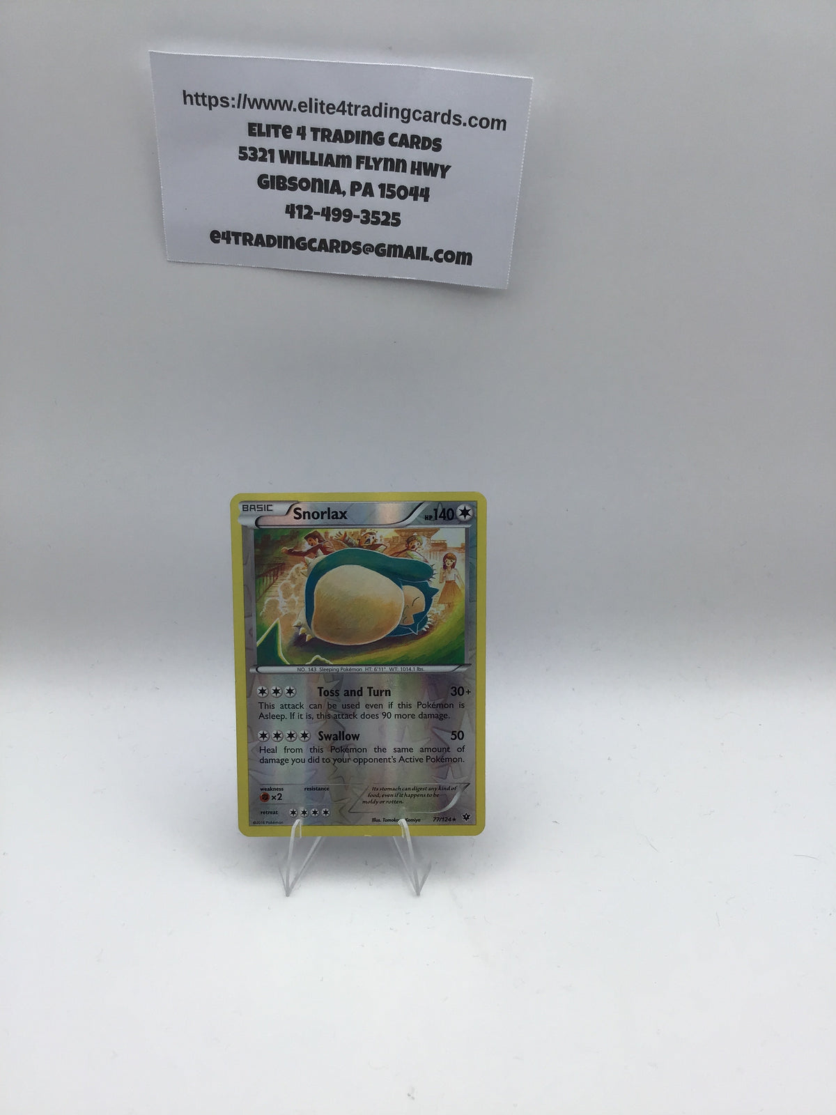 Snorlax - XY - Fates Collide (FCO) - LP