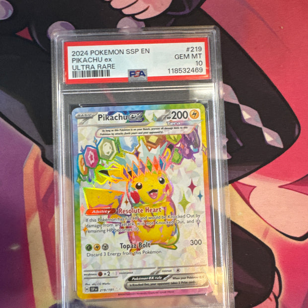 Pikachu #219 PSA 10
