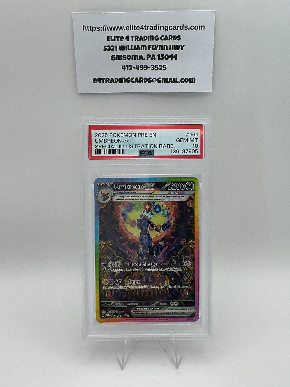 Umbreon ex #161 Pokemon Prismatic Evolutions (PSA 10)