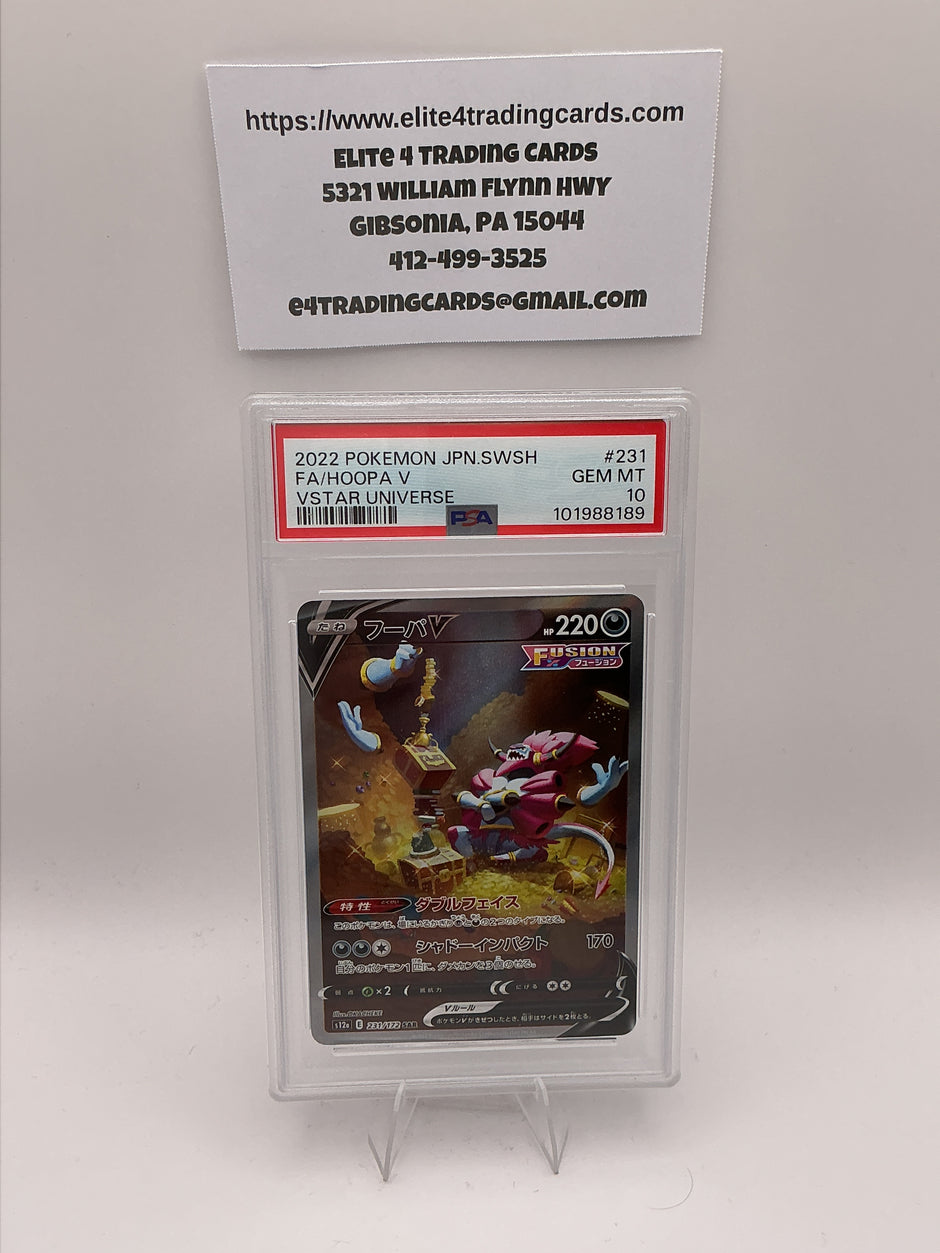 Hoopa V #231 Pokemon Japanese VSTAR Universe (PSA 10)