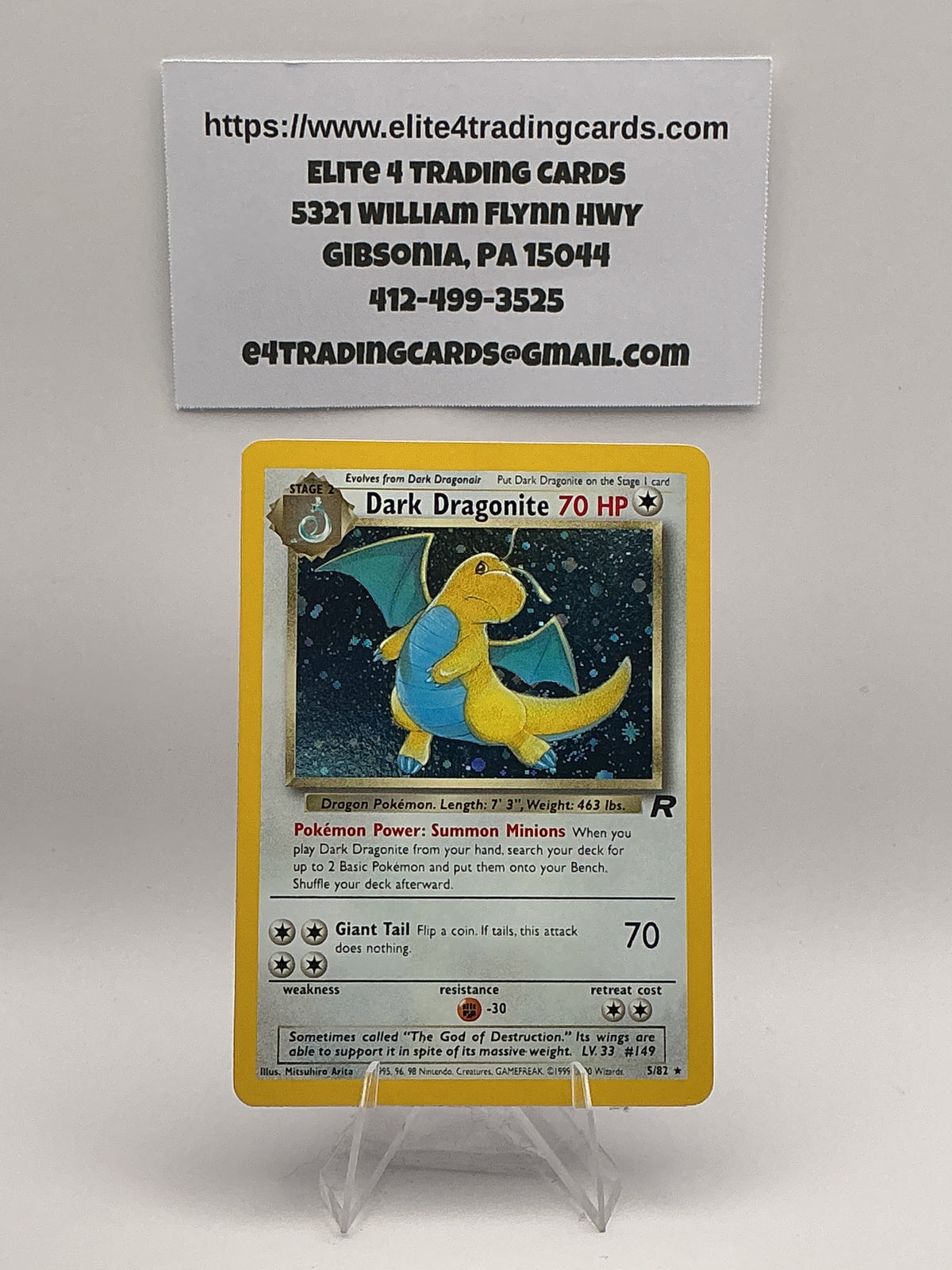 Dark Dragonite (5) - Team Rocket (TR) - LP-NM