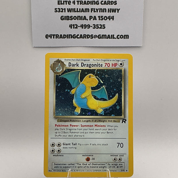 Dark Dragonite (5) - Team Rocket (TR) - LP+