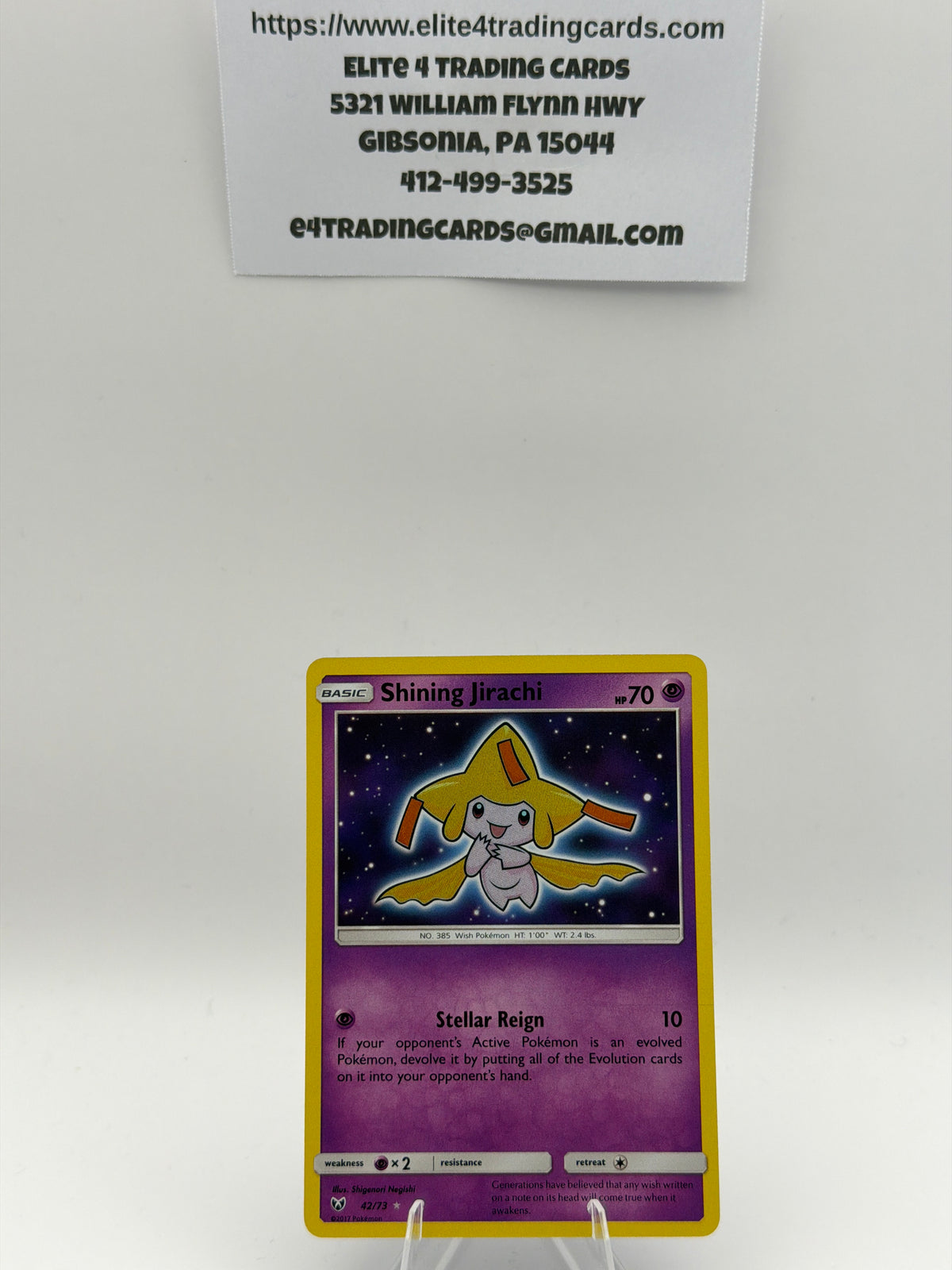 Shining Jirachi - Shining Legends (SHL)