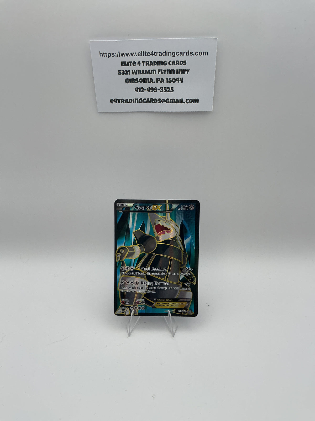 Aggron EX (153 Full Art) - XY - Primal Clash (PRC) - LP