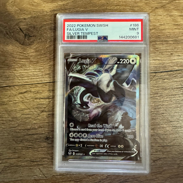 Lugia V #186 Pokemon Silver Tempest (PSA 9)
