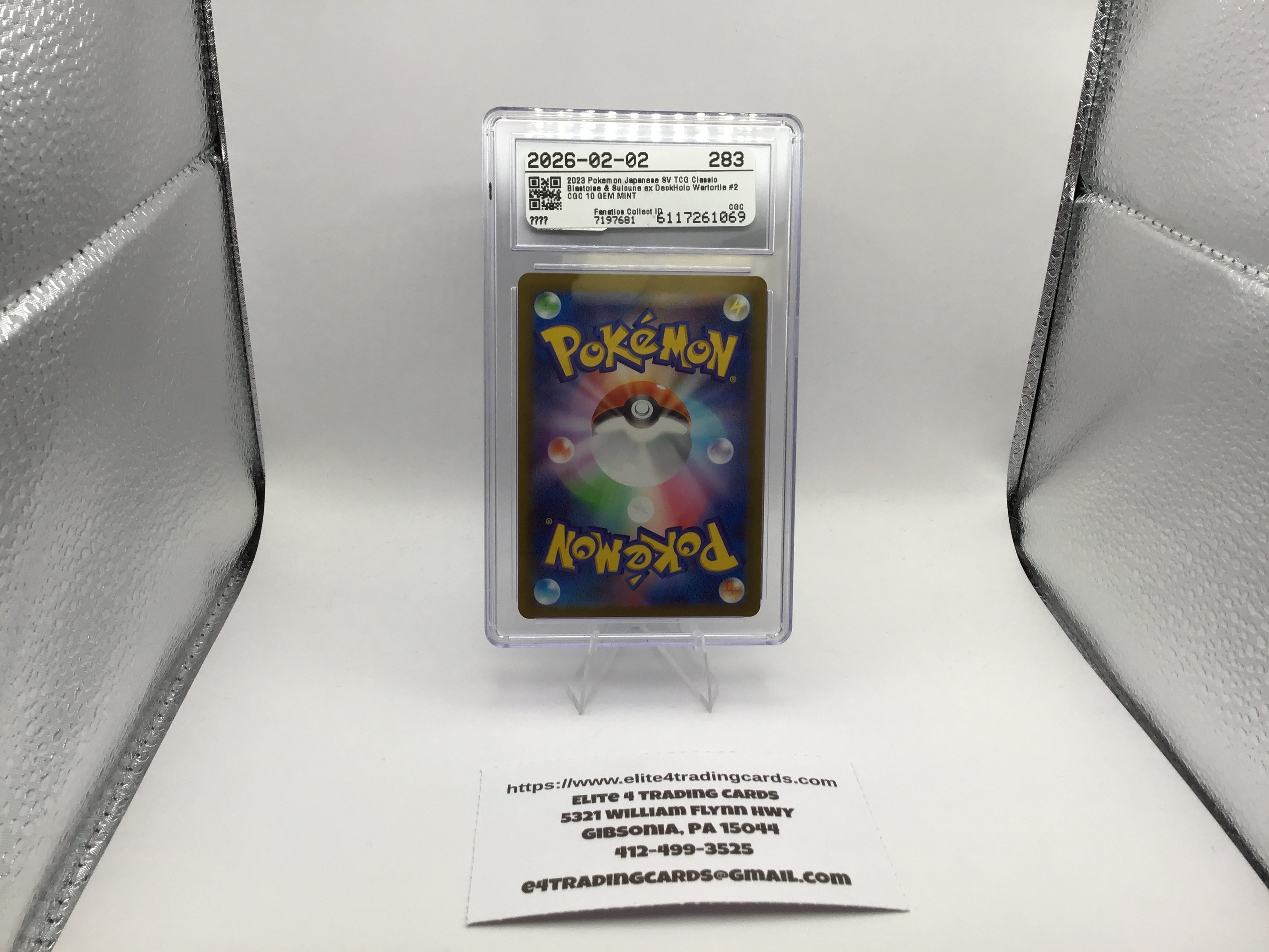 Wartortle #2 Pokemon Japanese Classic: Blastoise (CGC 10)