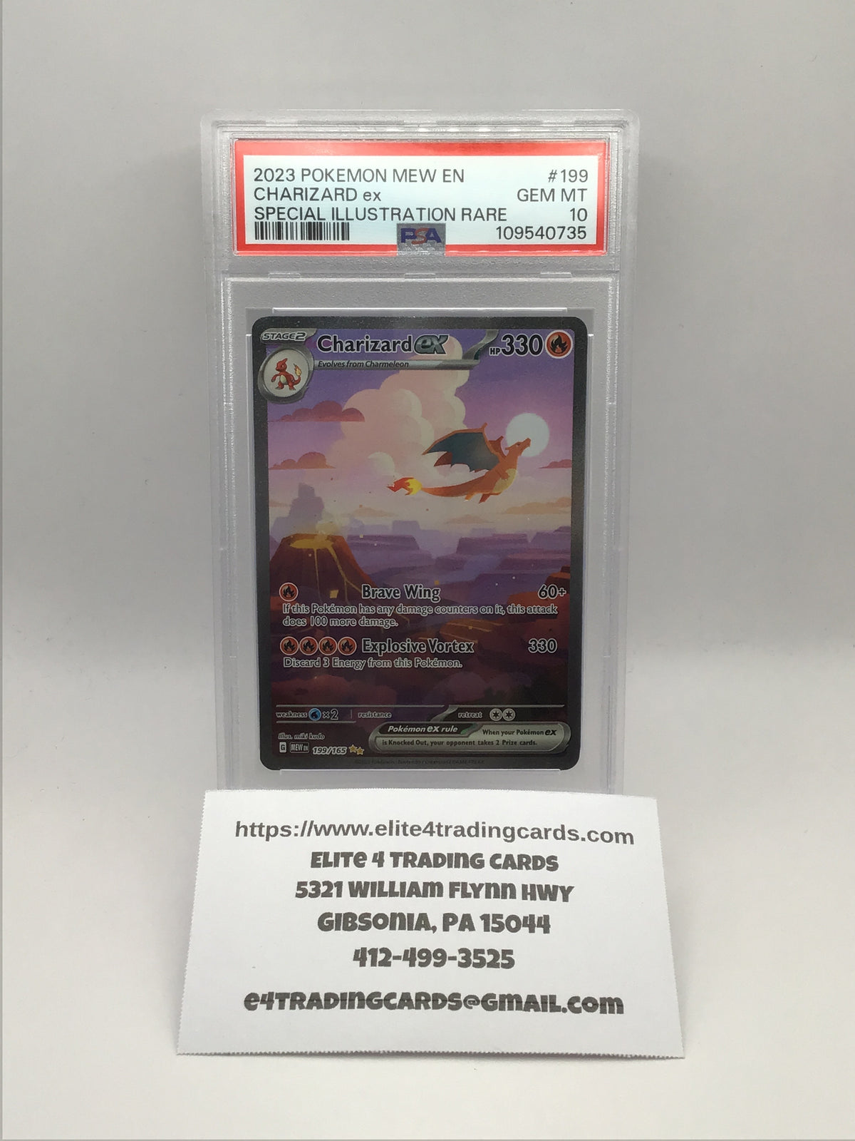 Charizard ex #199 (PSA 10)