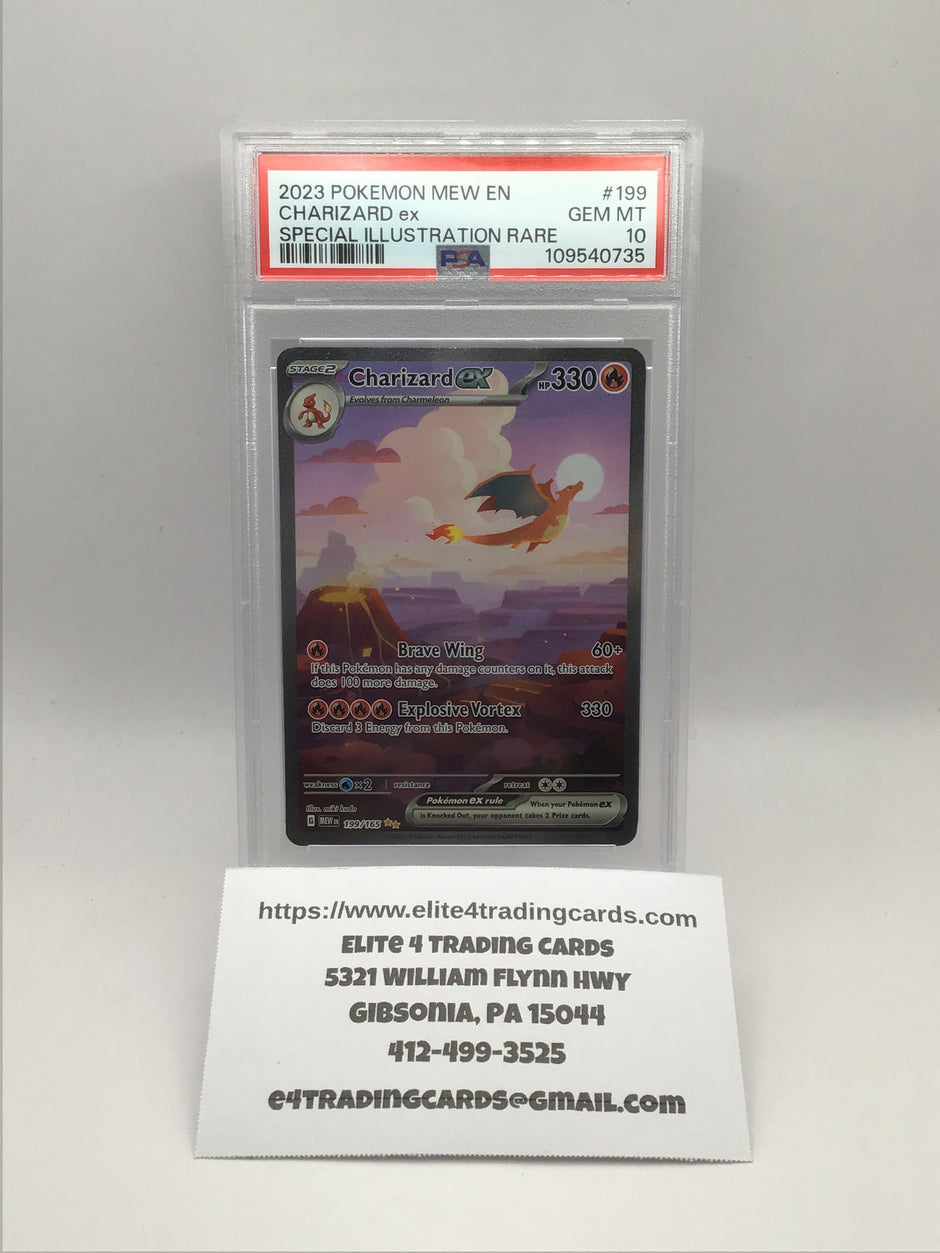 Charizard ex #199 (PSA 10)