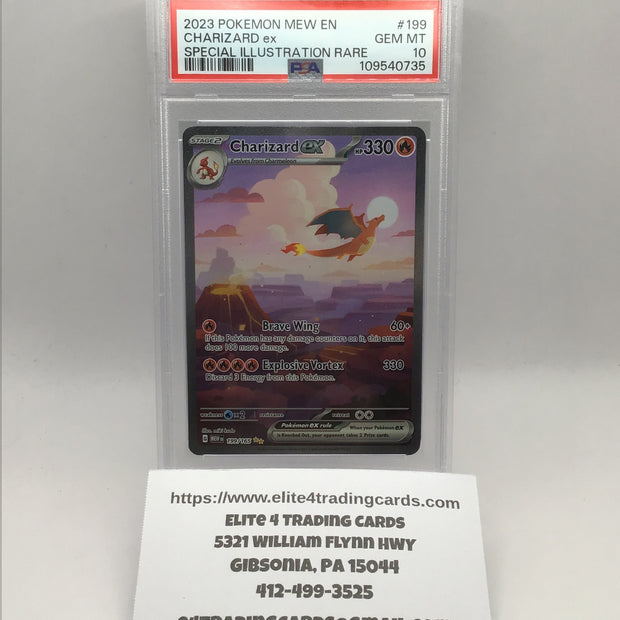 Charizard ex #199 (PSA 10)