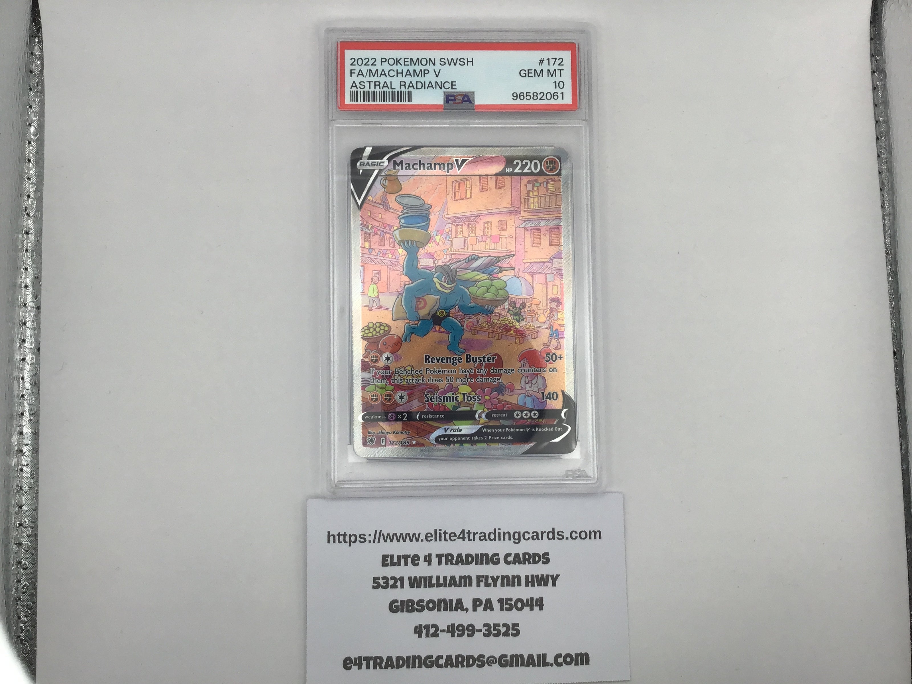 Machamp V #172 Pokemon Astral Radiance (PSA 10)