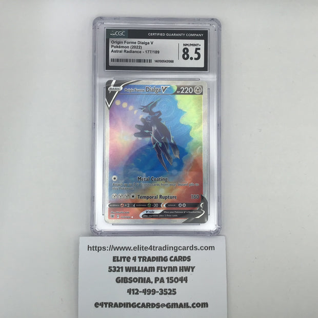 Origin Forme Dialga V #177 Pokemon Astral Radiance (CGC 8.5)