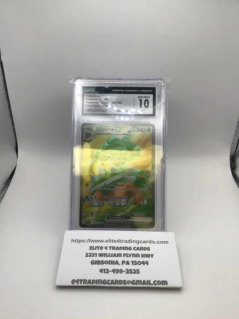 Torterra ex - 185/162 - SV05: Temporal Forces (TEF) ( CGC 10 )