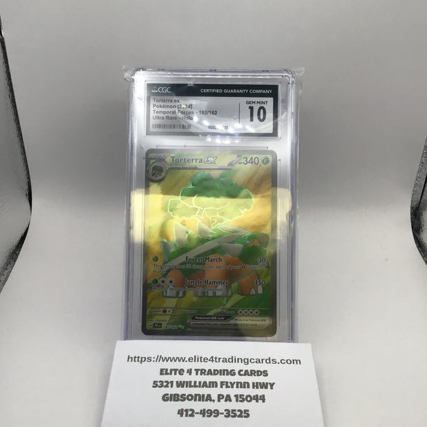 Torterra ex - 185/162 - SV05: Temporal Forces (TEF) ( CGC 10 )