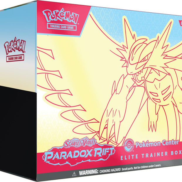 Paradox Rift Pokemon Center Elite Trainer Box (Exclusive) [Roaring Moon] - SV04: Paradox Rift (PAR)