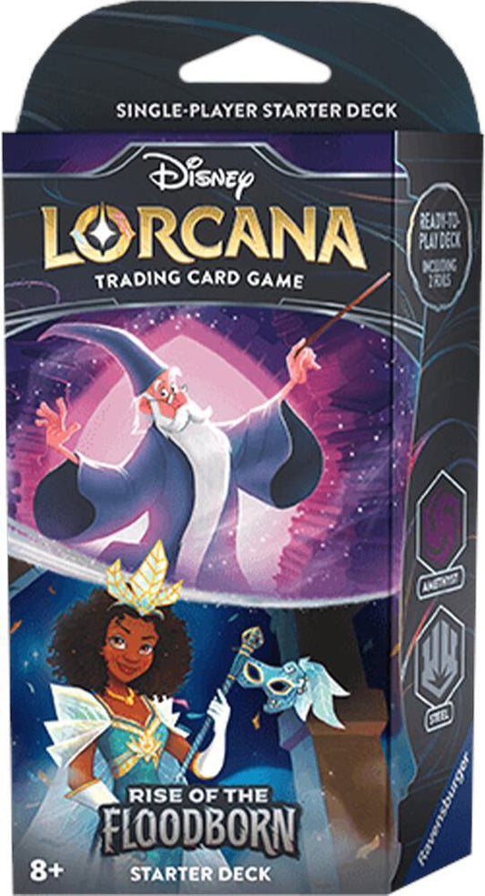 Disney Lorcana: Rise of the Floodborn Starter Deck (Amethyst & Steel) - Rise of the Floodborn (2)