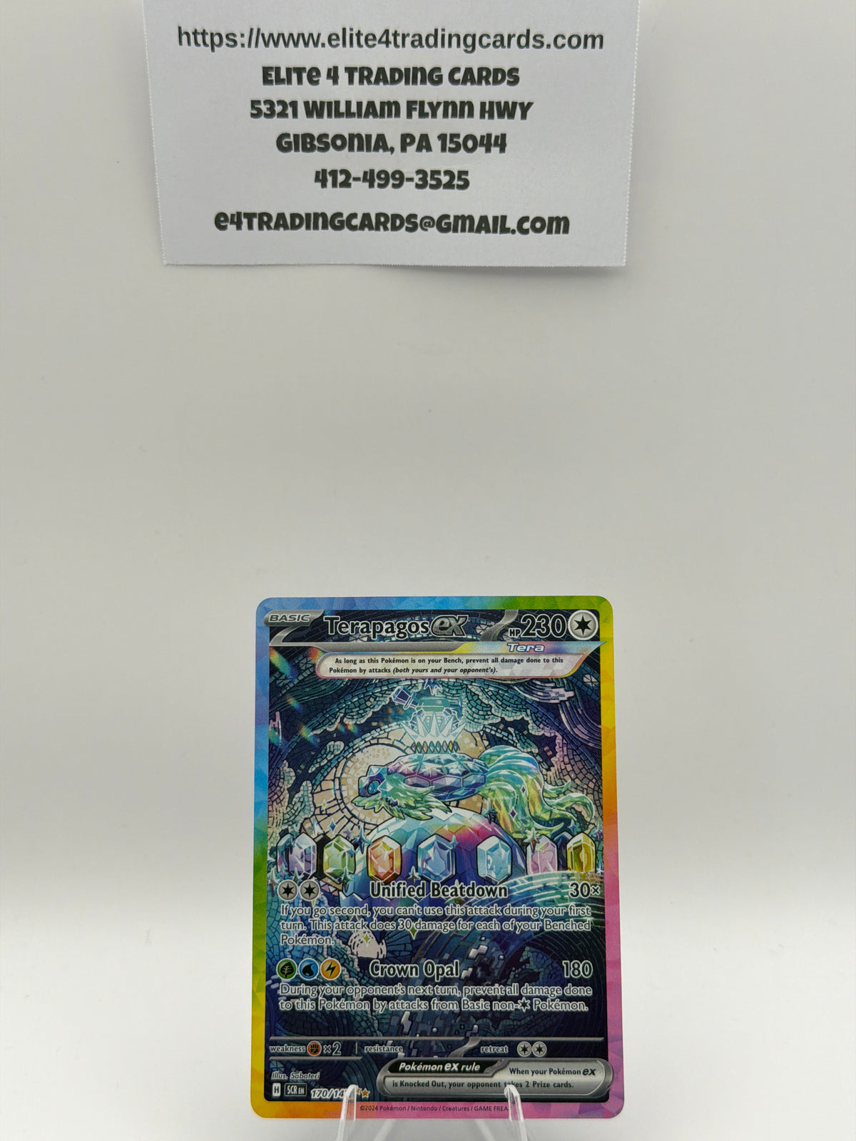 Terapagos ex - 170/142 - SV07: Stellar Crown (SCR)