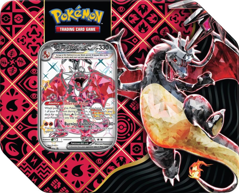 Paldean Fates Tin [Charizard ex] - SV: Paldean Fates (PAF)