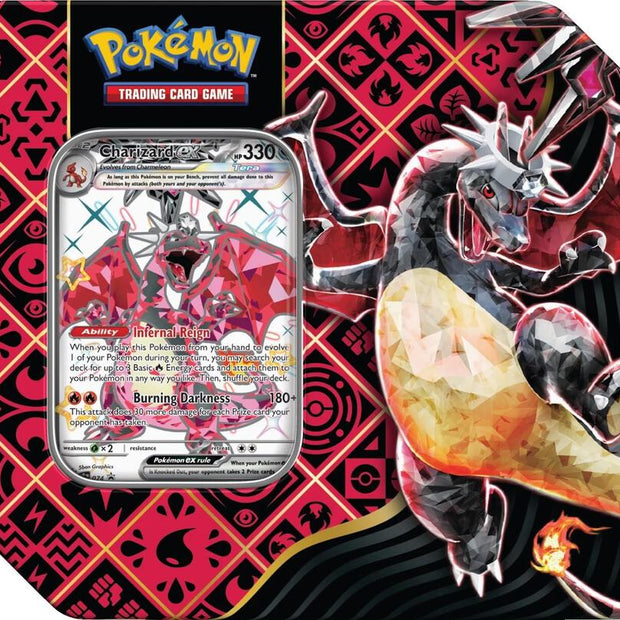 Paldean Fates Tin [Charizard ex] - SV: Paldean Fates (PAF)
