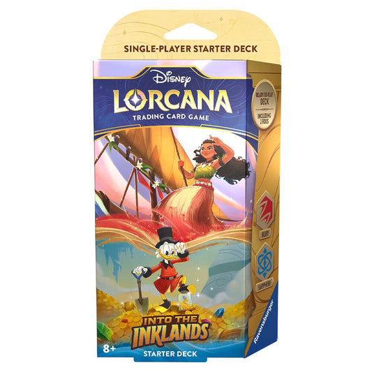Disney Lorcana: Into the Inklands Starter Deck (Ruby & Sapphire) - Into the Inklands (3)