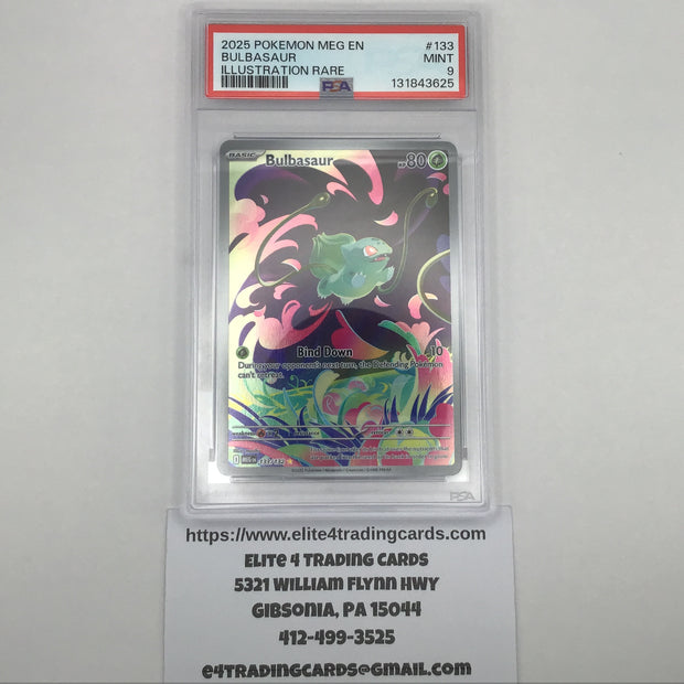 Bulbasaur #133 Pokemon Mega Evolution (PSA 9)