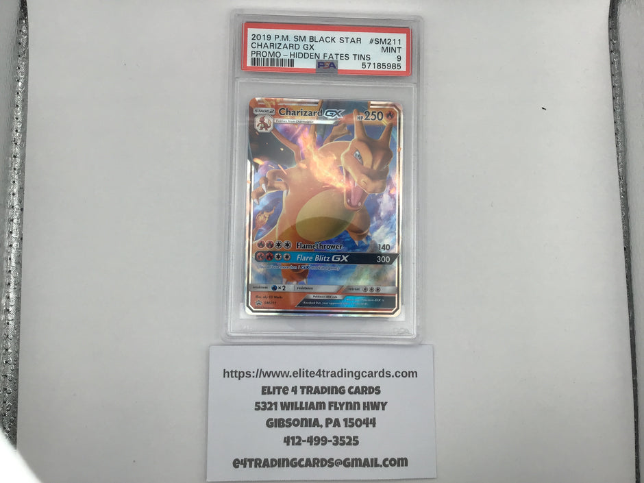 Charizard GX #SM211 Pokemon Promo (PSA 9)