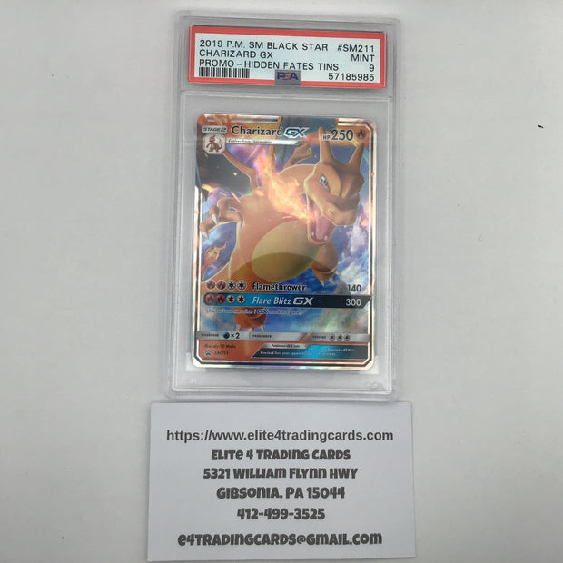 Charizard GX #SM211 Pokemon Promo (PSA 9)