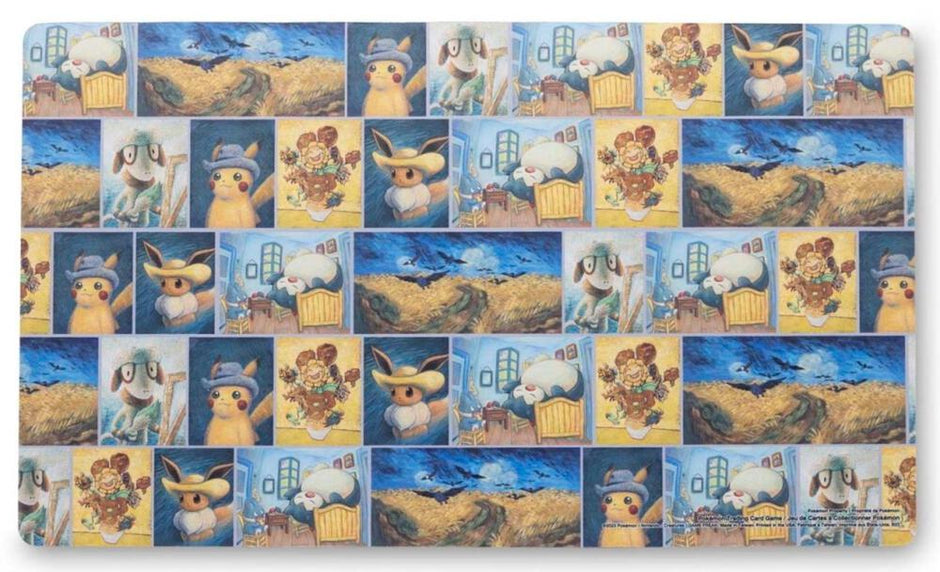 Pokemon TCG: Pokémon Center × Van Gogh Museum: Pokémon Inspired by Paintings from the Van Gogh Museum Playmat - Pokemon International Playmats