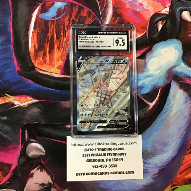 Origin Forme Palkia V #167 Pokemon Astral Radiance (CGC 9.5)