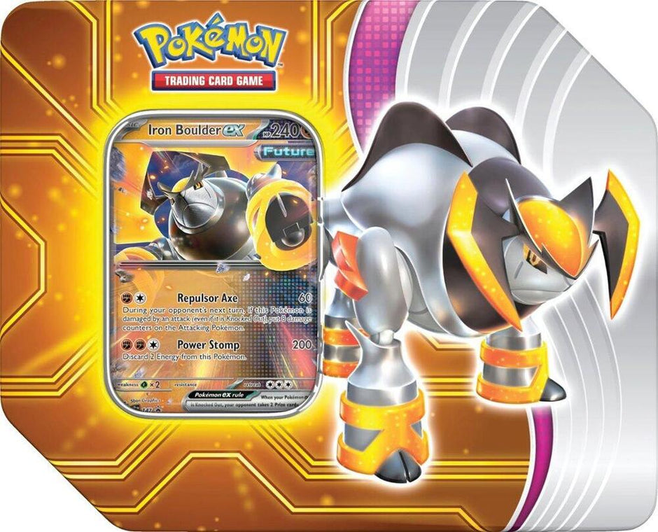Paradox Destinies Tin [Iron Boulder ex] - Miscellaneous Cards & Products (MCAP)