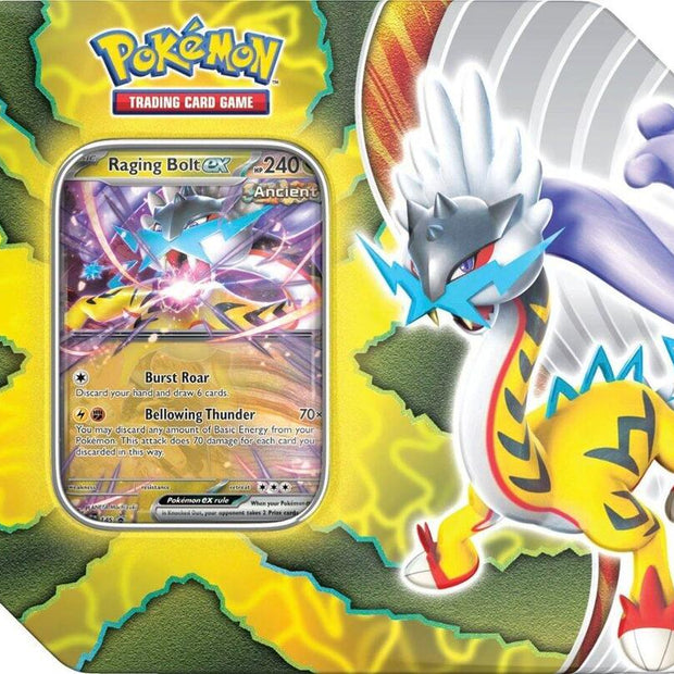 Paradox Destinies Tin [Raging Bolt ex] - Miscellaneous Cards & Products (MCAP)