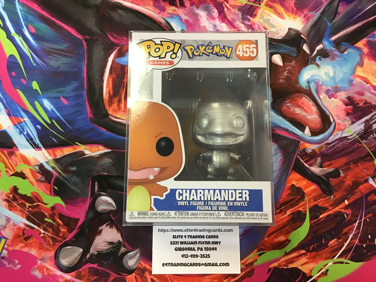 Charmander #455 [Silver] Funko Pop!