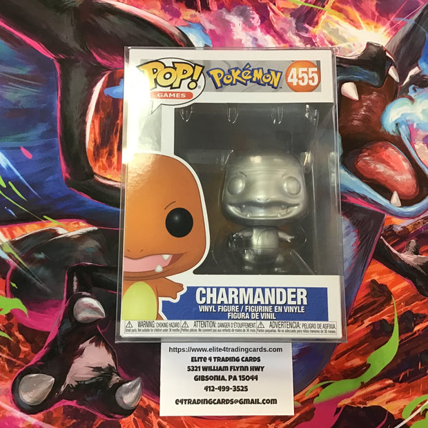 Charmander #455 [Silver] Funko Pop!