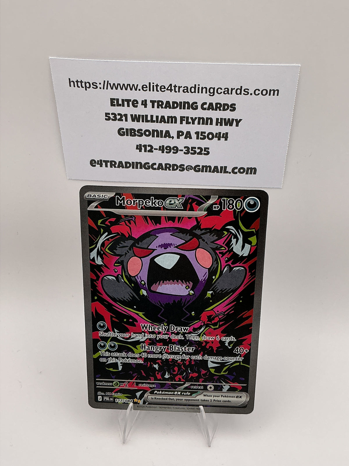 Morpeko ex - 117/084 - ME05: Pitch Black (PBL)