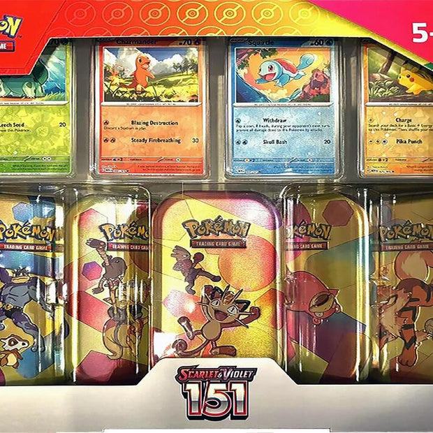 Costco Pokemon Scarlet & Violet 151 Mini Tin 5-pack - Miscellaneous Cards & Products (MCAP)