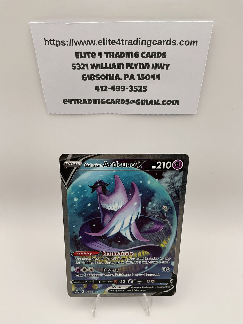 Galarian Articuno V (Alternate Full Art) - SWSH06: Chilling Reign (SWSH06)