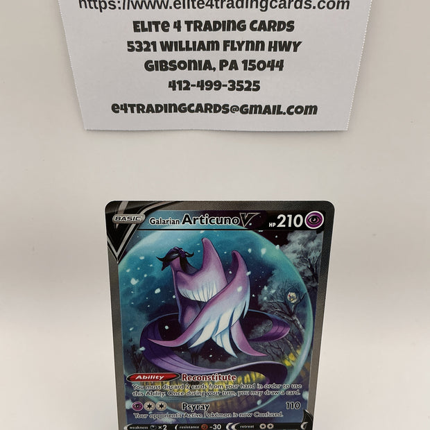 Galarian Articuno V (Alternate Full Art) - SWSH06: Chilling Reign (SWSH06) - NM