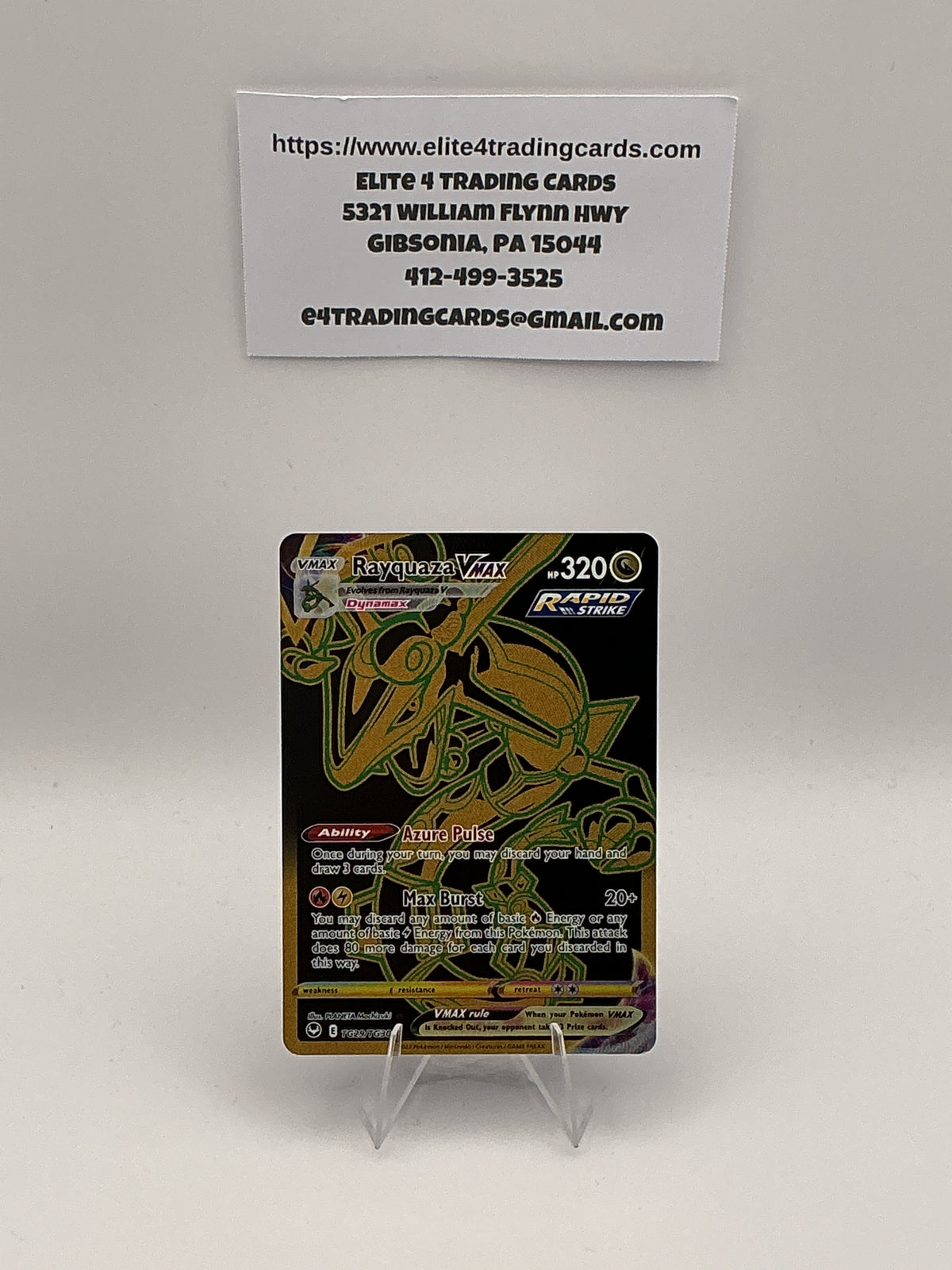 Rayquaza VMAX (Secret) - TG29/TG30 - SWSH12: Silver Tempest Trainer Gallery (SWSH12: TG)