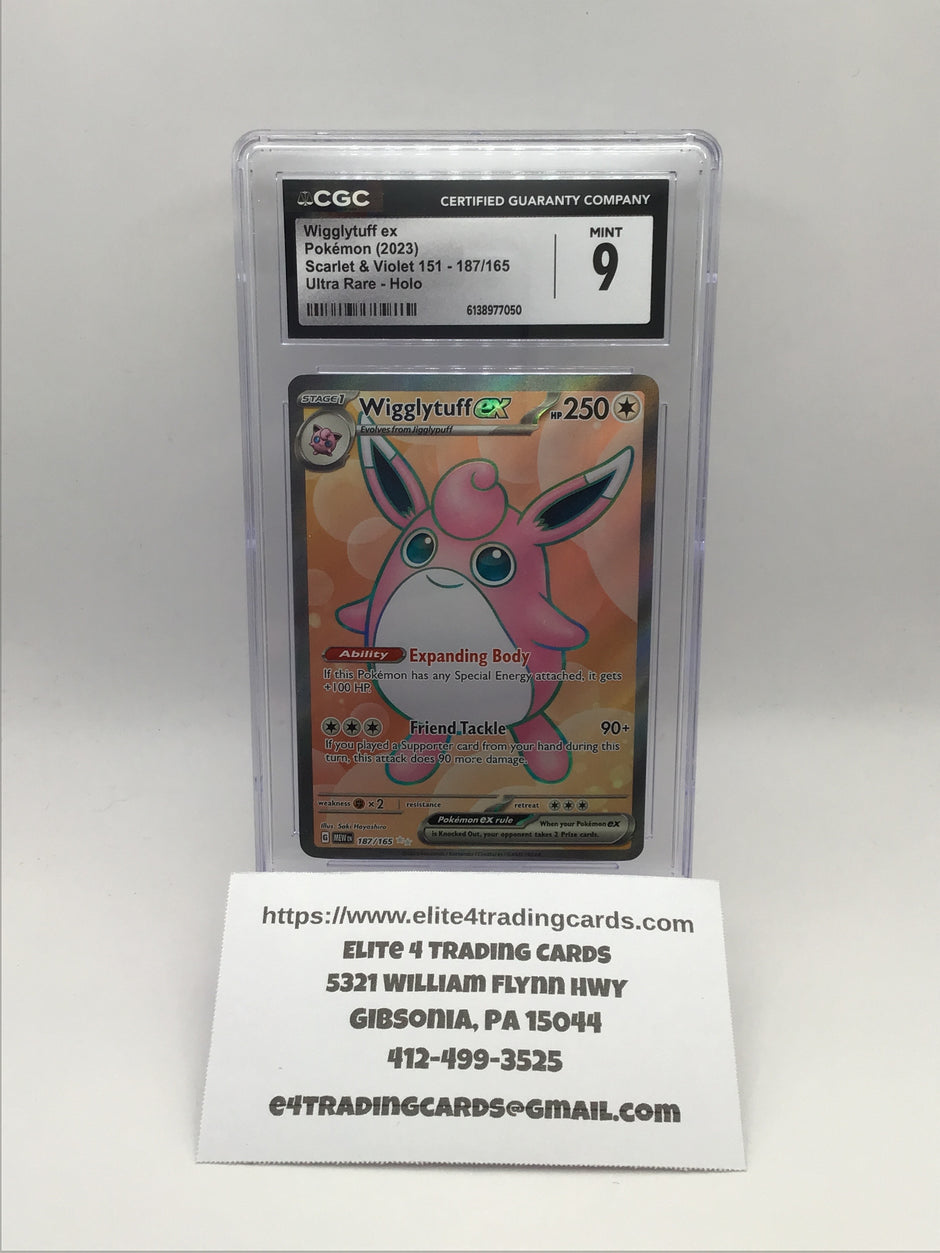 Wigglytuff ex #187 (CGC 9)